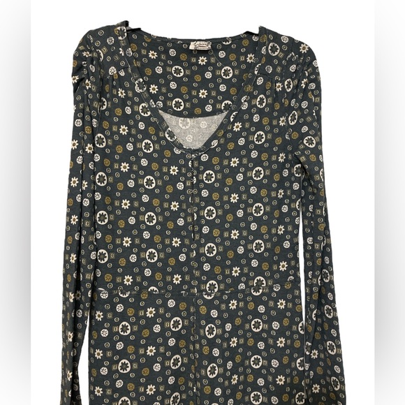 NEW Free People Intimately Home Alone Long Johns Thermal Onesie Charcoal Grey M - Picture 5 of 7